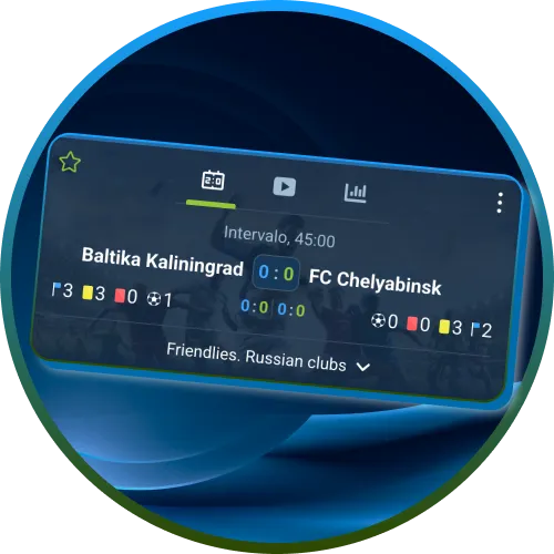 Receba notificações fáceis de usar e acesso rápido ao live pelo 1xBet App.