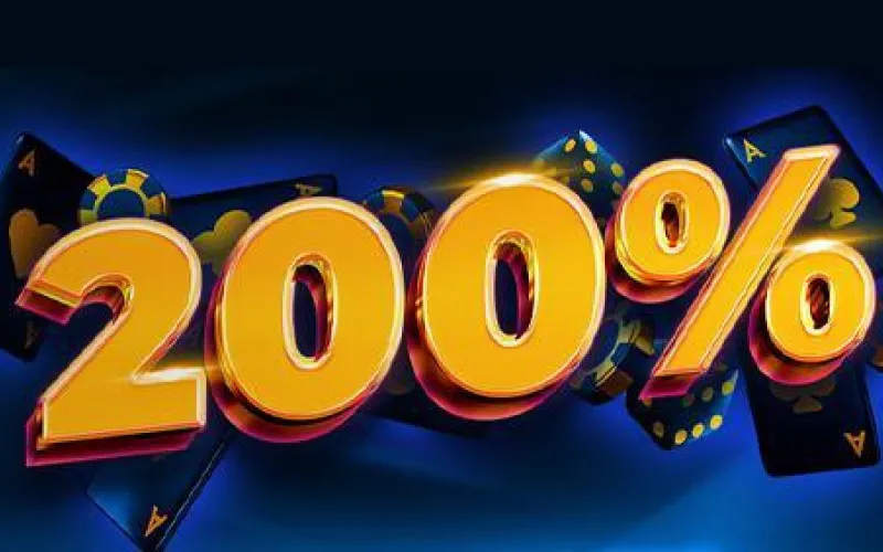 Ative a promoção ganhos de 200% para multiplicar seus lucros na 1xBet.