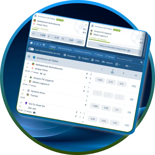 Explore uma linha de apostas extensa e profunda na 1xBet Brasil.