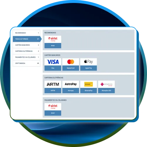 Utilize métodos convenientes de depósito e retirada na sua conta 1xBet Brasil.