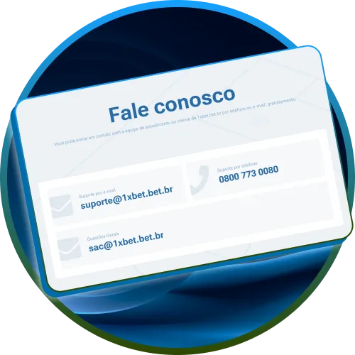 Conte com suporte 24 horas em português para tirar dúvidas na 1xBet.