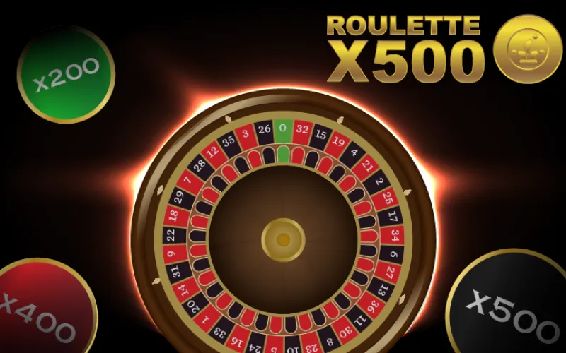 Tente a sorte no emocionante jogo Roulette X500 no 1xBet Casino.