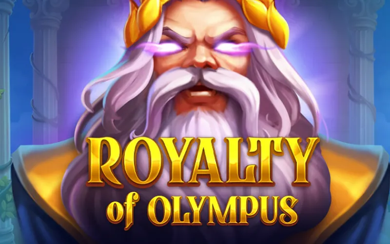 Receba bênçãos reais no jogo Royalty of Olympus no 1xBet.