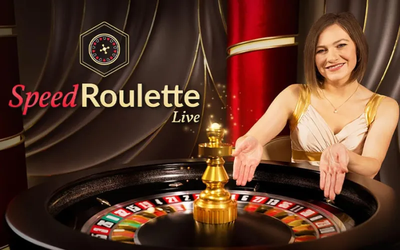Aposte de forma dinâmica na Speed Roulette do 1xBet Casino.