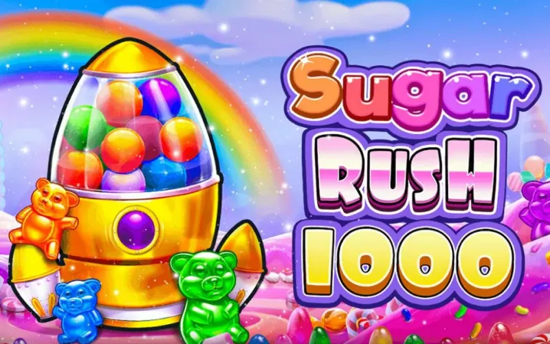 Experimente doces vitórias no Sugar Rush 1000 do 1xBet Casino.