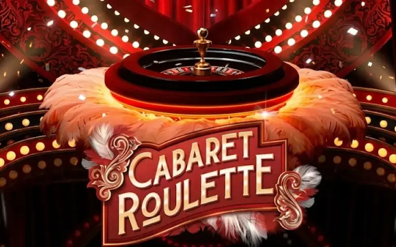 Módulo de jogo Cabaret Roulette na 1xBet Brasil.
