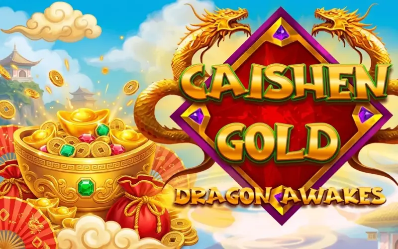 Slot Caishen Gold Dragon Awakes na plataforma 1xBet.